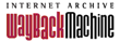 internet archive wayback machine